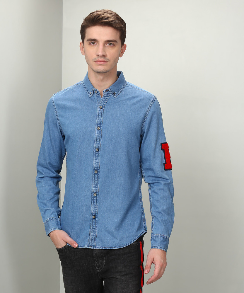 United colors of hot sale benetton shirts flipkart