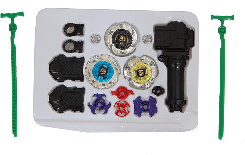 Quinergys Stadium Metal Beyblade Set with 2 Launcher Speed