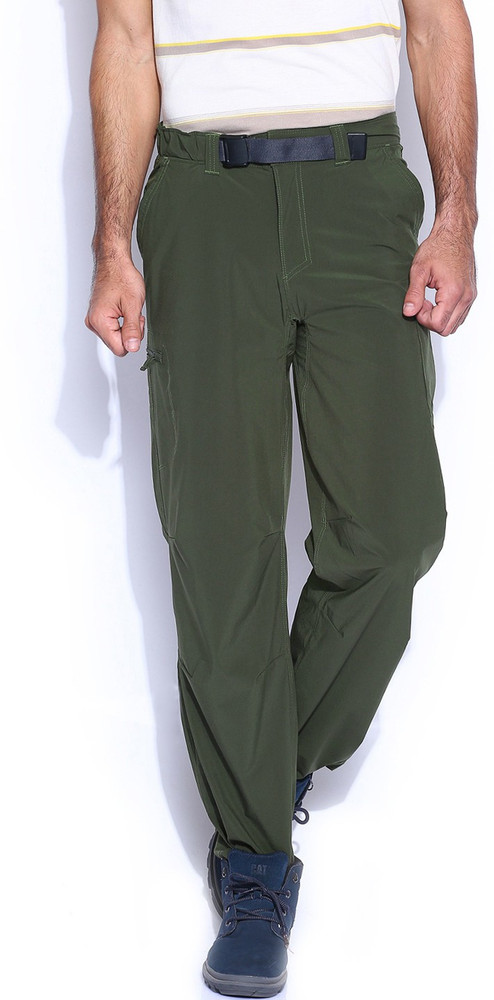 Wildcraft Regular Fit Men Green Trousers