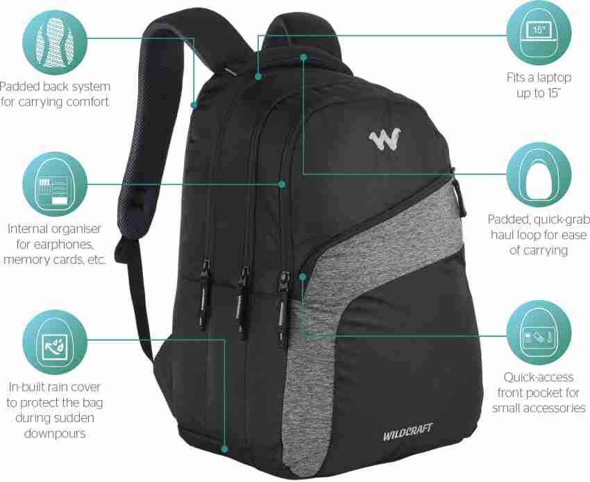 wildcraft virtuso laptop backpack