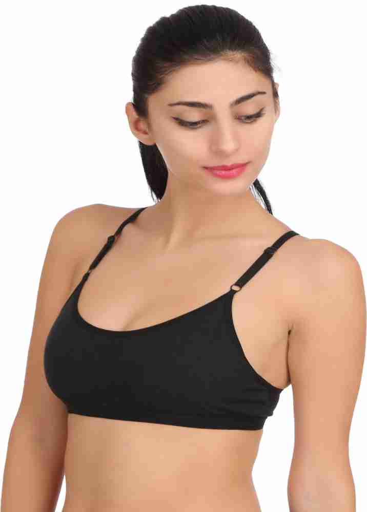 Arousy by Seamed Wirefree Girl's Bra Full Coverage Bra For Women Styled  Back Cotton Polyester Fabric Sports Bra Pack of 5 Women Sports Non Padded  Bra - Buy Arousy by Seamed Wirefree