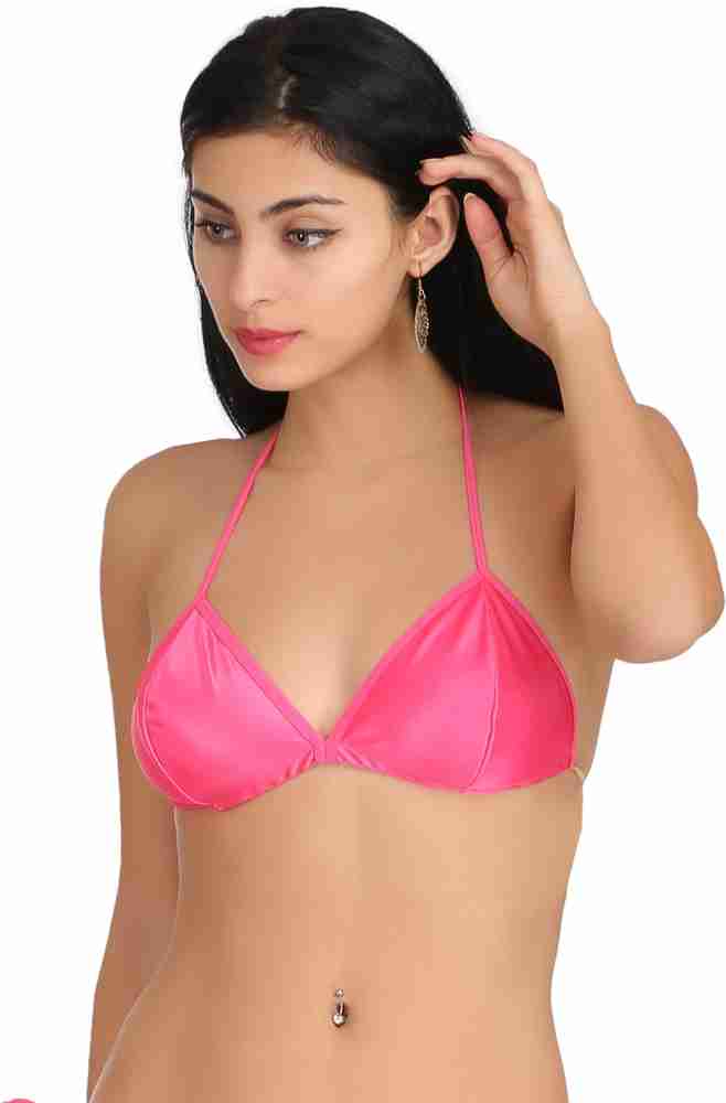 Arousy by Seamed Transparent Back Sexy Girl s Bra Wirefree Bra