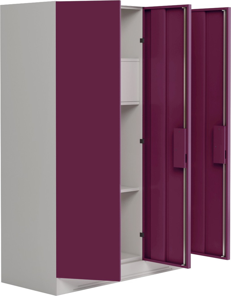 Godrej Interio Slimline 3 Door With Locker Metal Almirah Price in