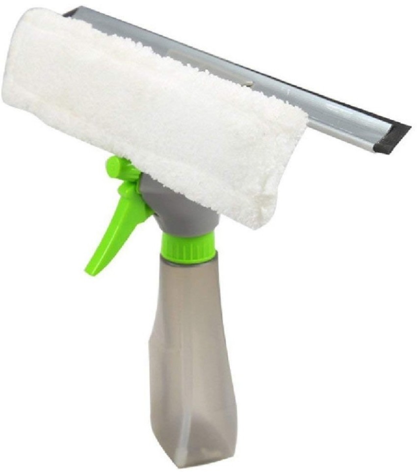 3 In 1 Plastic Easy Glass Spray Type Cleaning Brush Window Cleaner