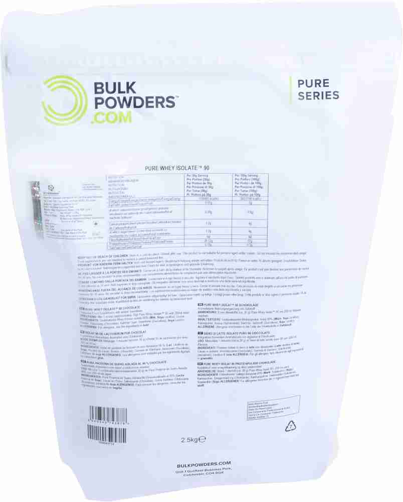 Pure whey protein - Bulk Powders - 2,5kg