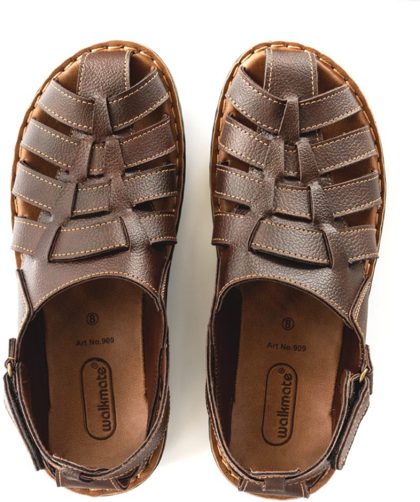 walkmate Men Brown Sandals Buy walkmate Men Brown Sandals Online