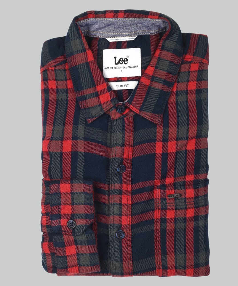 lee plaid shirts