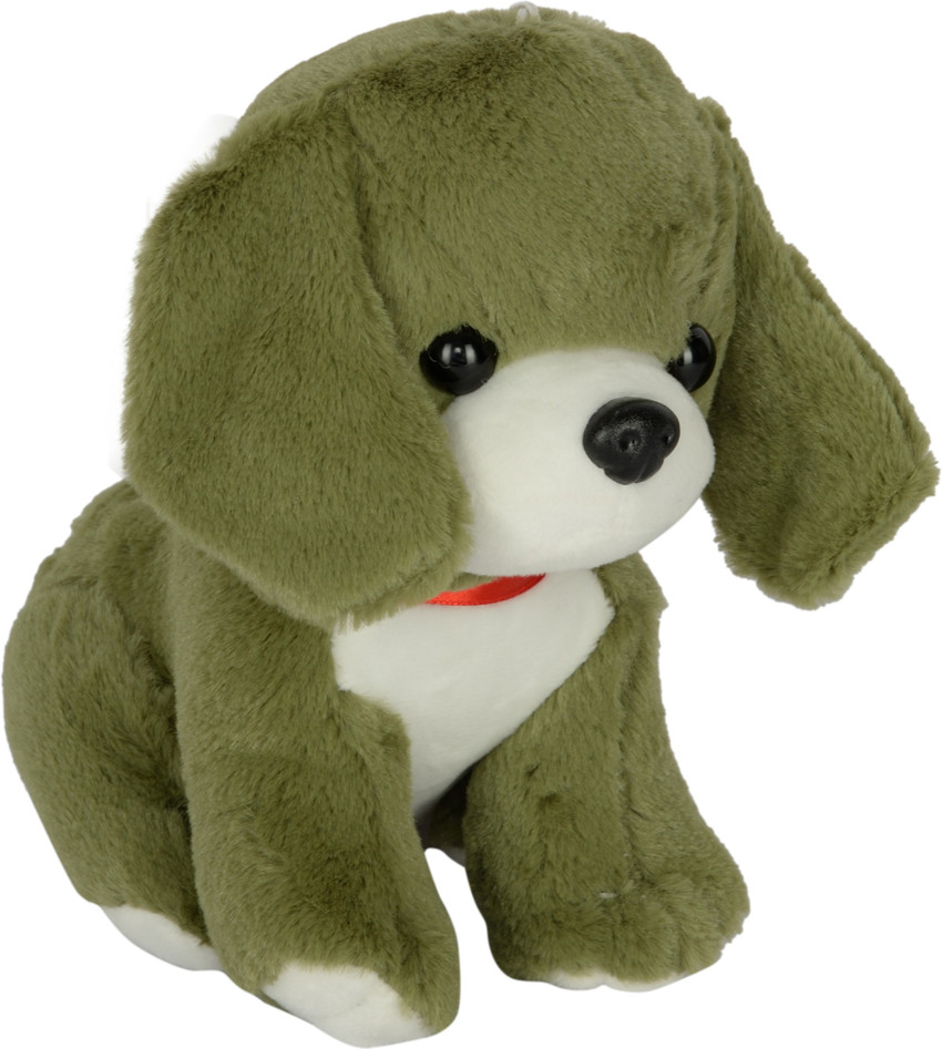 Green stuffed outlet dog