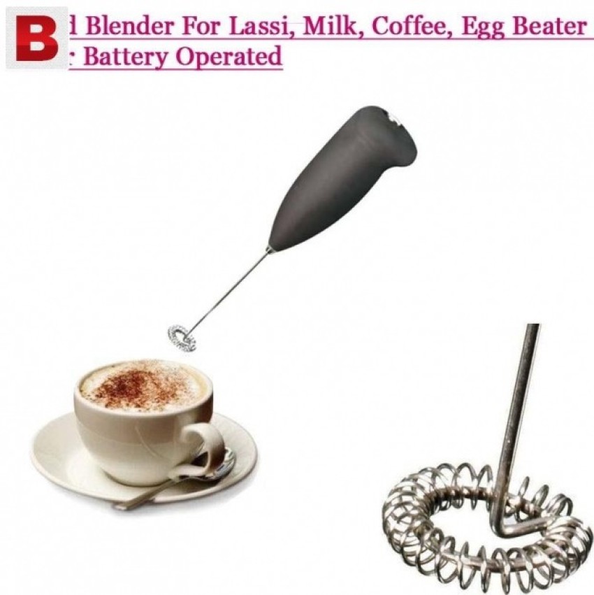 Mini Coffee Beater Hand Blender for Home, Milk foamer Mixer Battery  Operated Mak