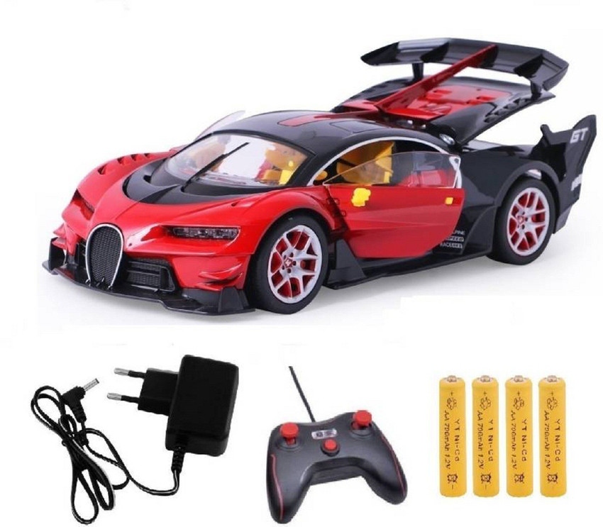 Tenderfeet RECHARGEABLE RED COLOUR REMOTE CONTROL CAR WITH DOOR