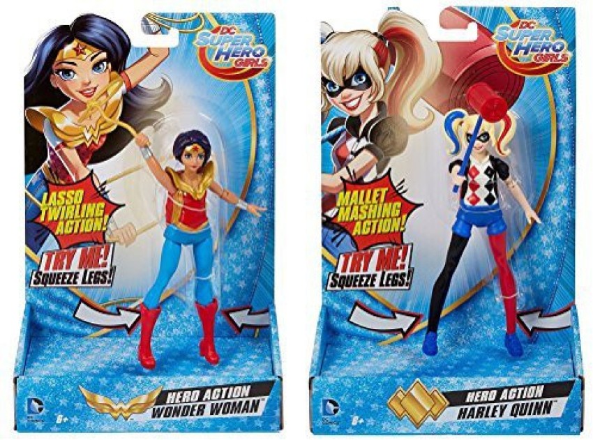 DC Super Hero Girls Hero Action Harley Quinn Doll 