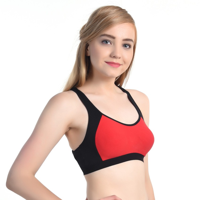 IMSA MODA by Imsa Moda everyday wear bra for womens_SP-P1-06-red_36 Women  Sports Non Padded Bra - Buy IMSA MODA by Imsa Moda everyday wear bra for  womens_SP-P1-06-red_36 Women Sports Non Padded Bra