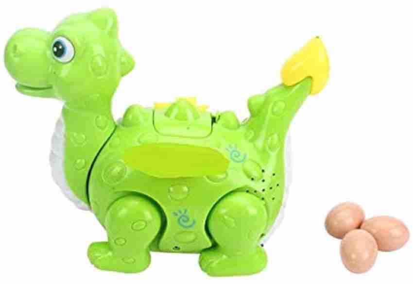 Baby Tintin Bump and Go Musical Egg Laying Dinosaur with 4D Light and Sound Toy for Kids Bump and Go Musical Egg Laying Dinosaur with 4D Light and Sound Toy for