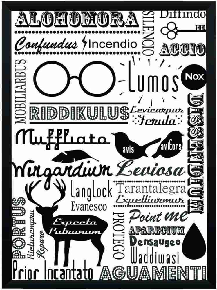 WB Official Licensed Harry Potter Spells Art Poster A3+ 13 x 19