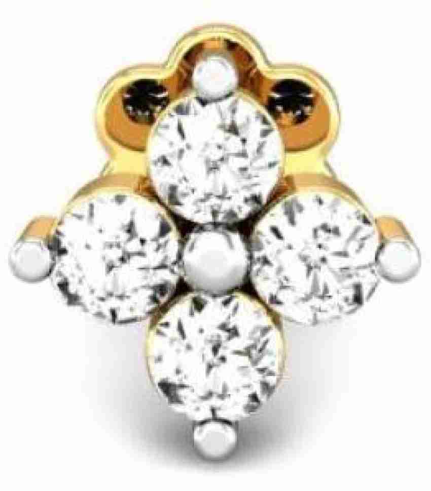 Diamond nose stud hot sale kalyan jewellers