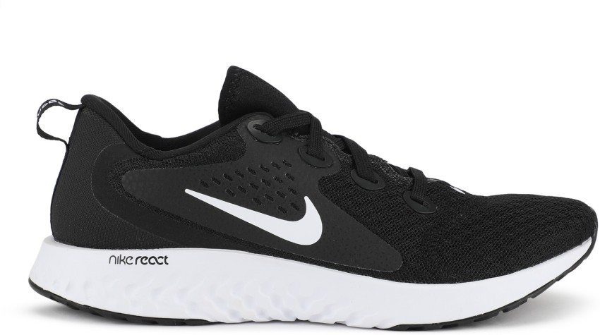 Legend react women's running 2024 shoes black / white