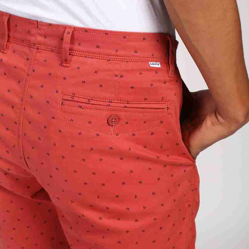 LEVI S Solid Men Red Regular Shorts Buy LEVI S Solid Men Red