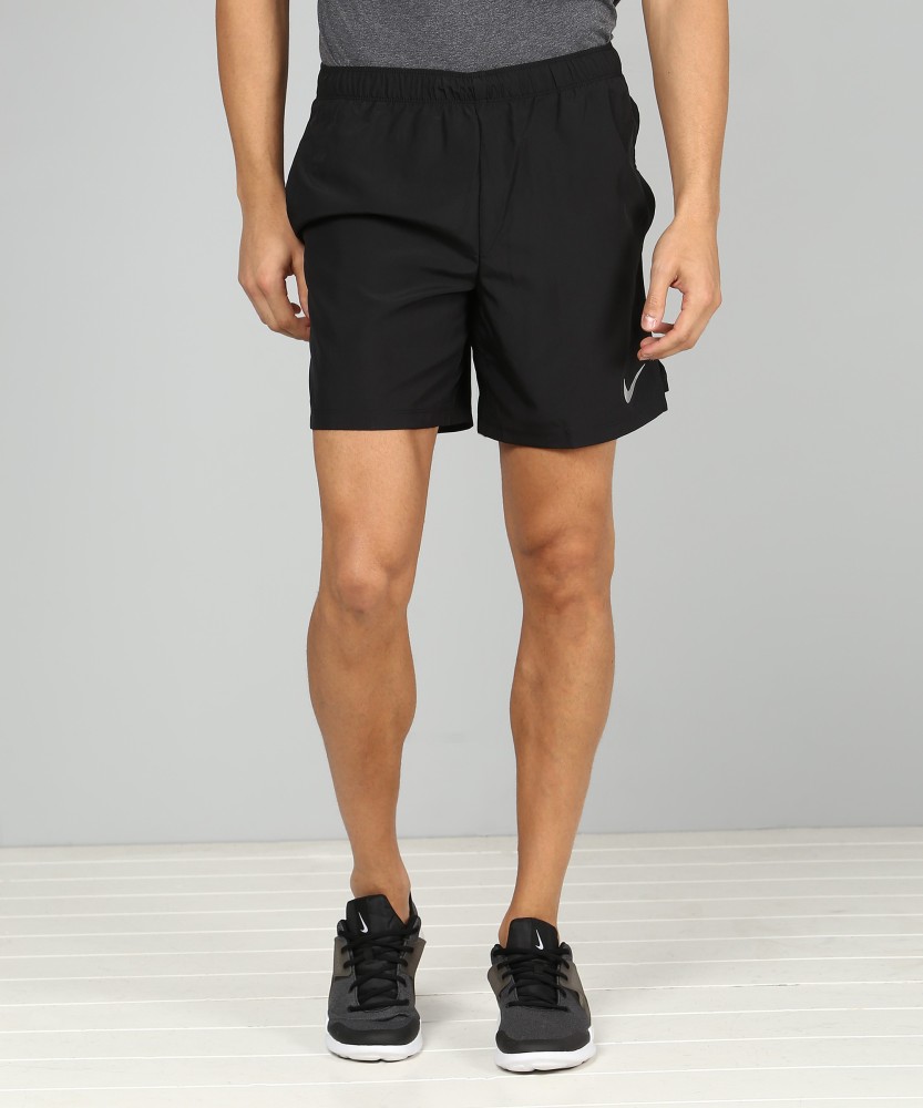 Buy online Black Solid Sports Shorts from Skirts & Shorts for