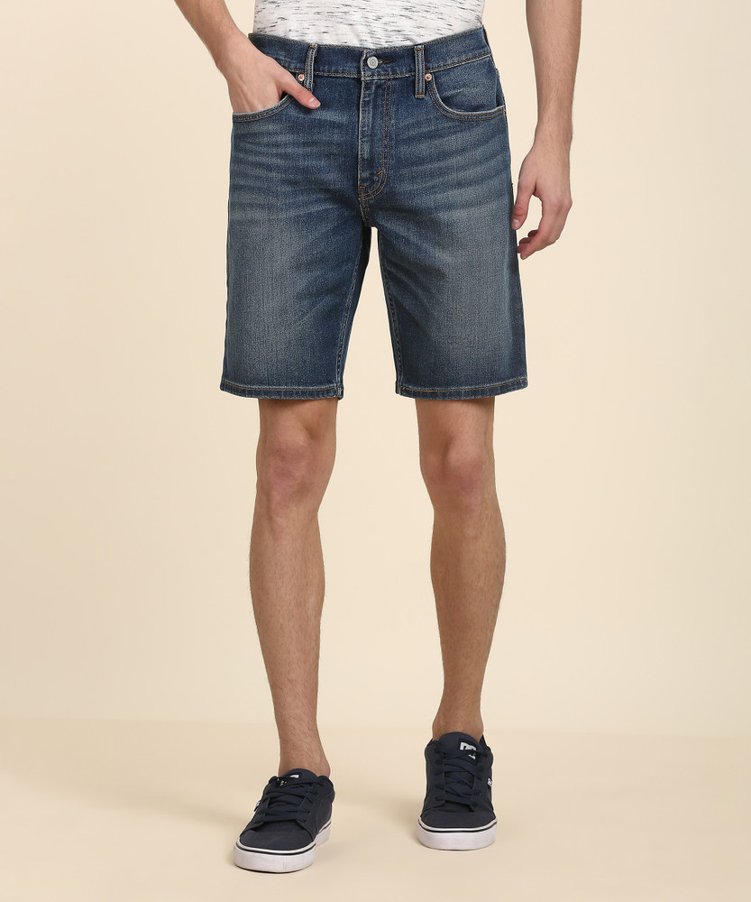 Buy LEVI S Solid Men Blue Denim Shorts Online at Best Prices in