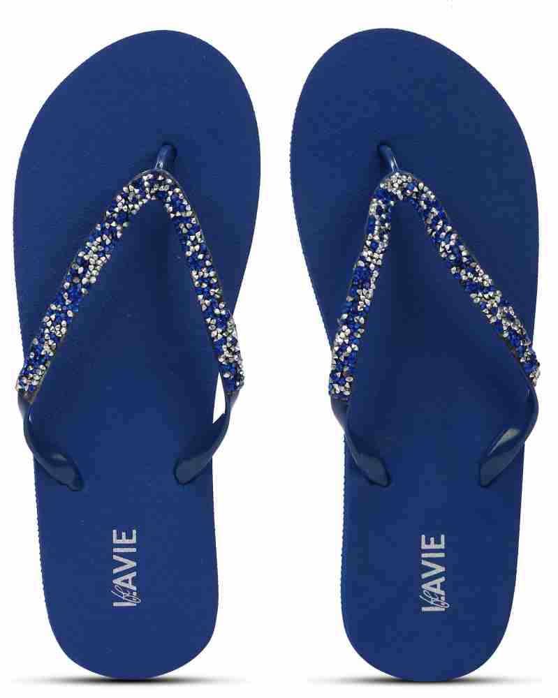 LAVIE Women Flip Flops Buy BLUE Color LAVIE Women Flip Flops