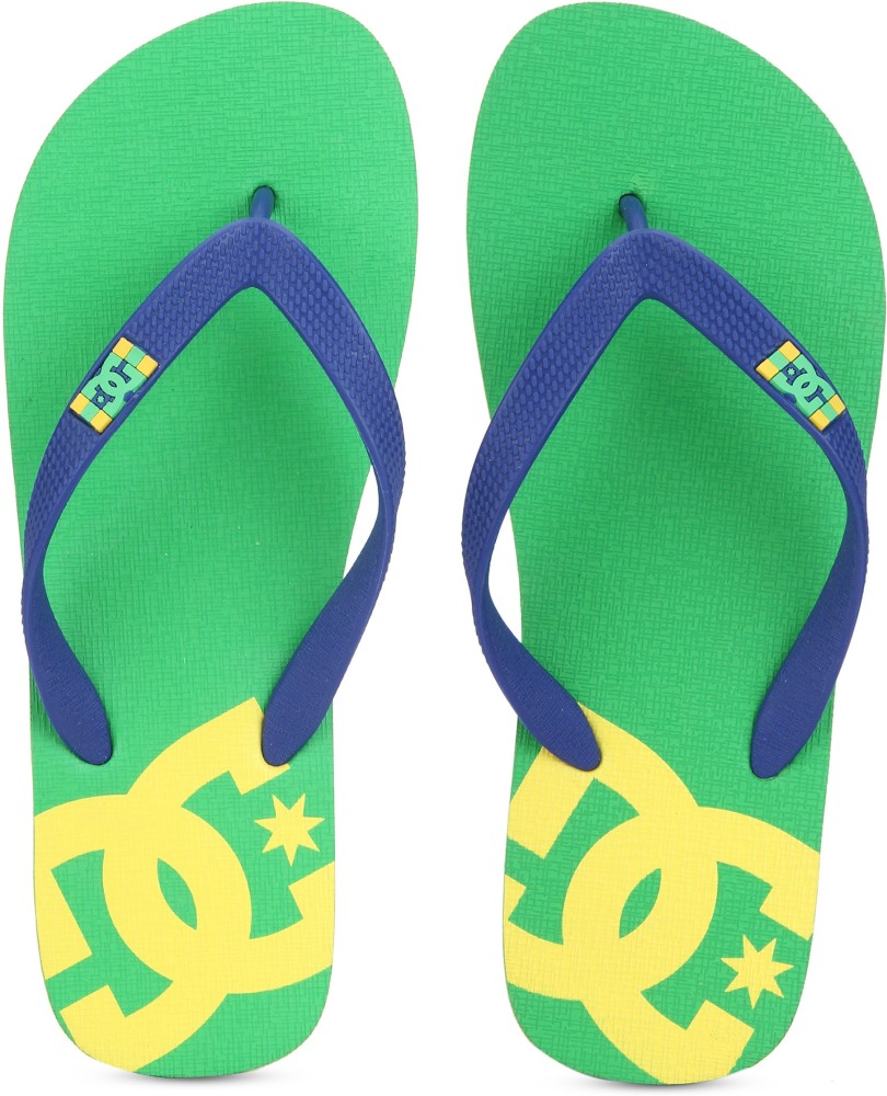 DC Men SPRAY Flip Flops Buy GREY Color DC Men SPRAY Flip Flops