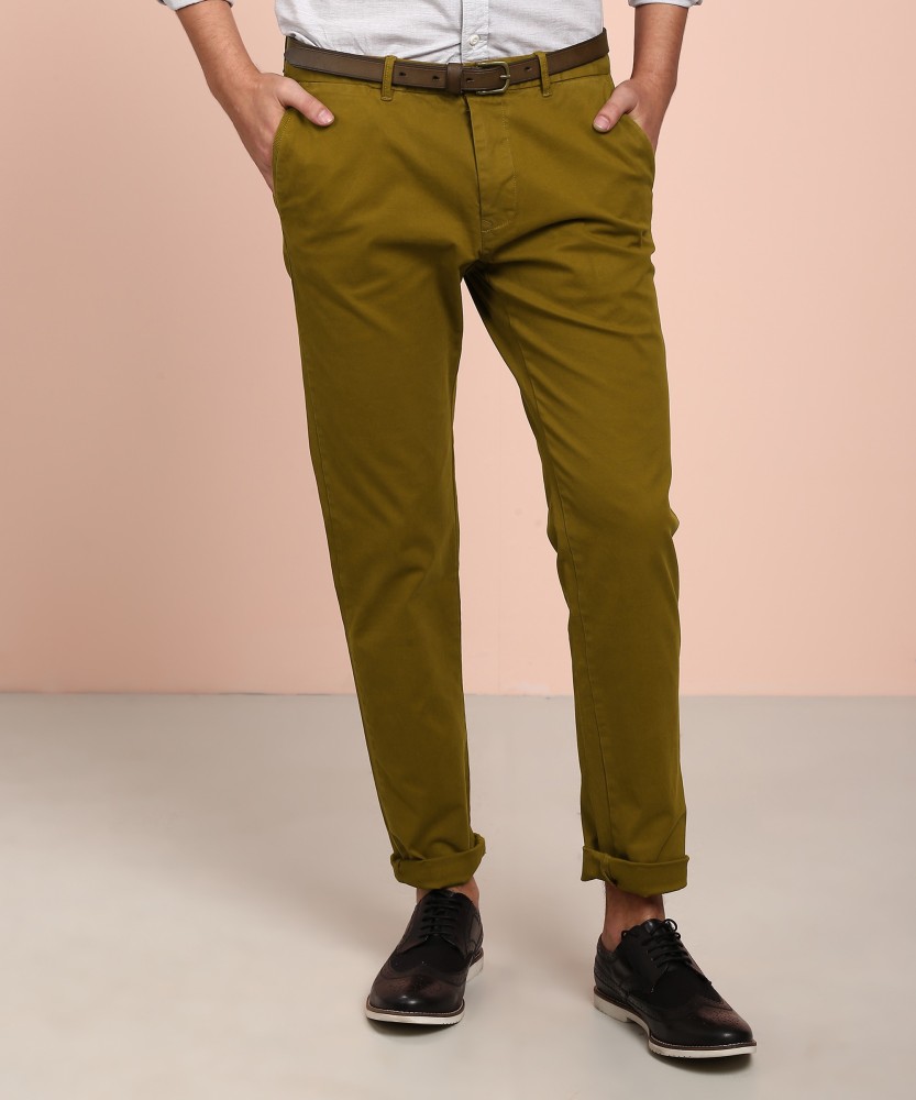 SCOTCH & SODA Slim Fit Men Brown Trousers - Buy SCOTCH & SODA Slim