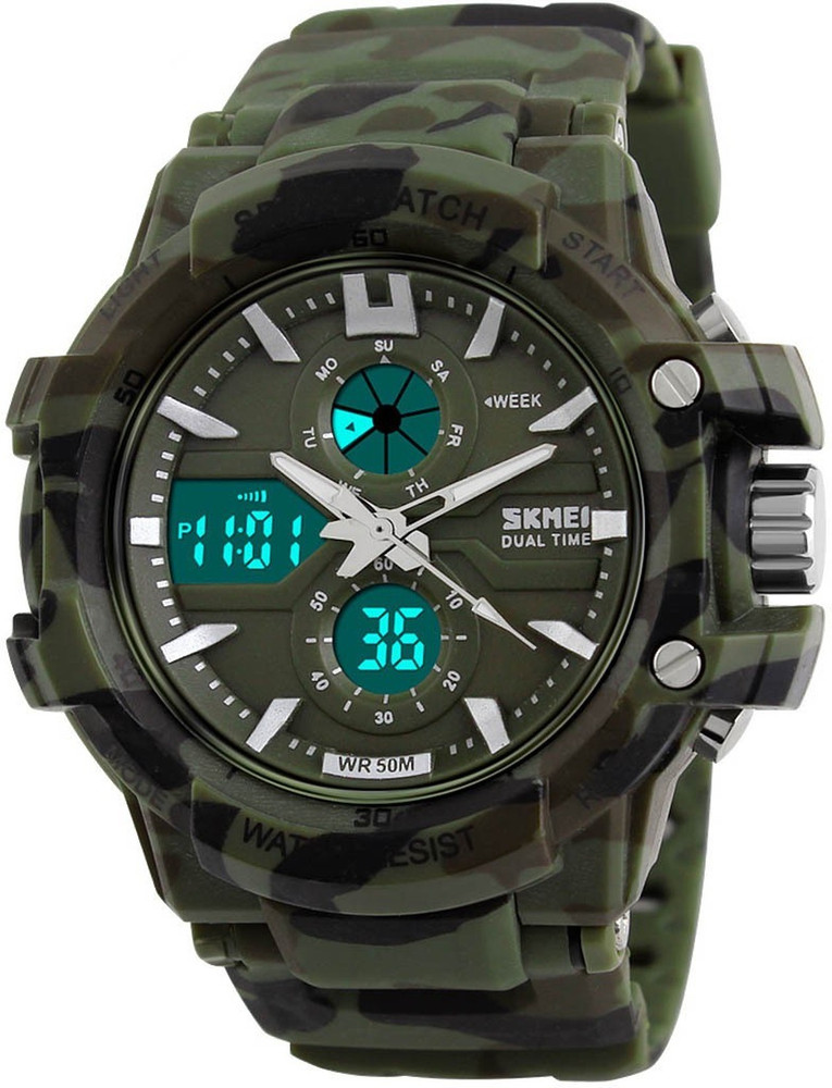 Skmei army watch price deals