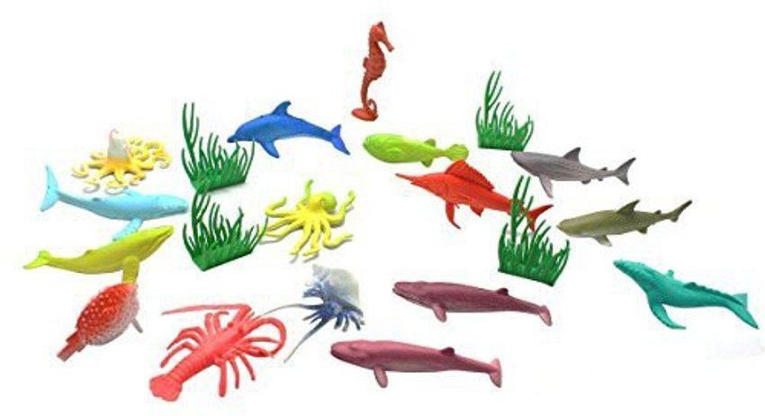 Small plastic 2025 sea creatures