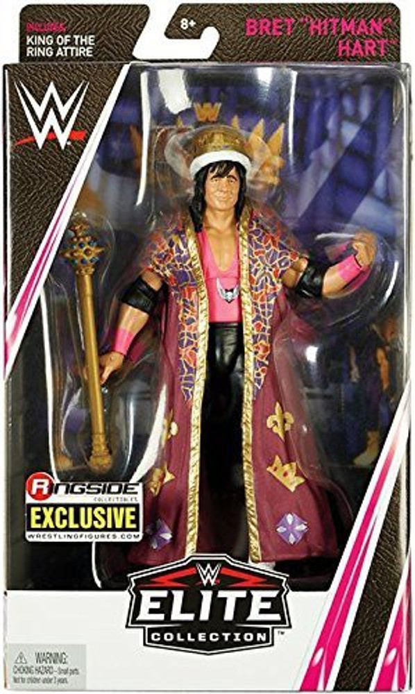 Bret hart elite action figure hotsell