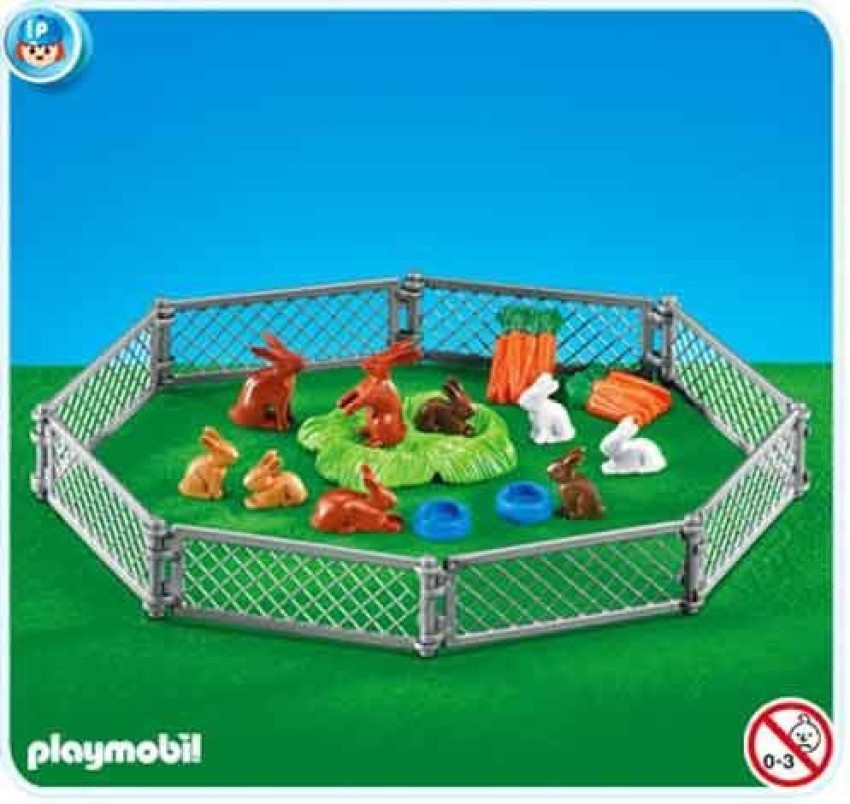 Playmobil rabbit pen with hutch argos best sale