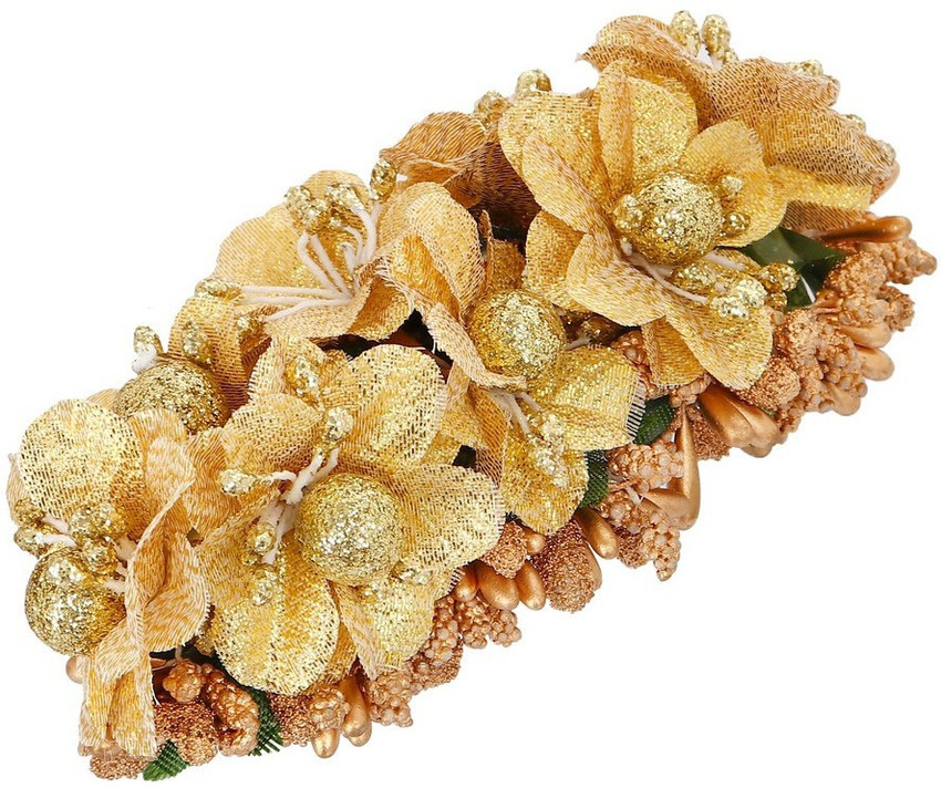 Gold store flower clip