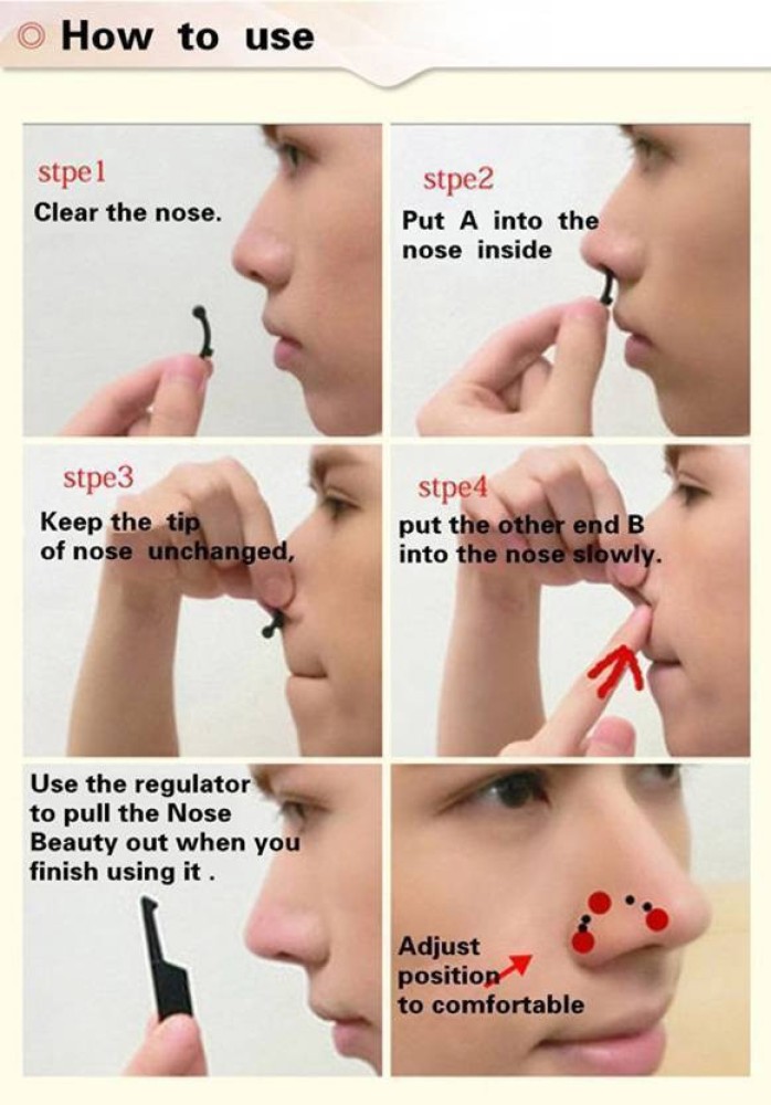  Nose Shaper Lifter Clip, Invisible Nose Beauty Up