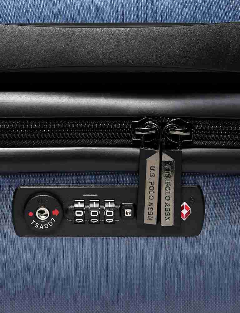 U.S. POLO ASSN. USZS0010 Cabin Suitcase 4 Wheels 20 inch DARK