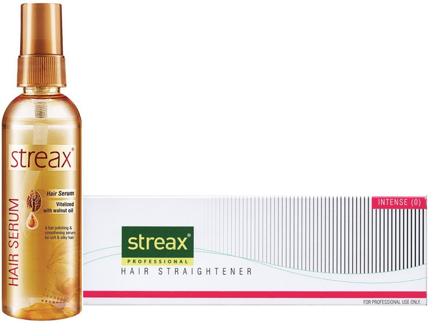 Streax pro hair on sale straightening cream price