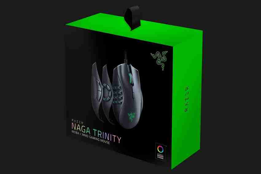 Razer Naga Trinity Chroma MOBA/MMO Interchangeable Side Razer Naga Trinity Chroma MOBA/MMO Interchangeable Side