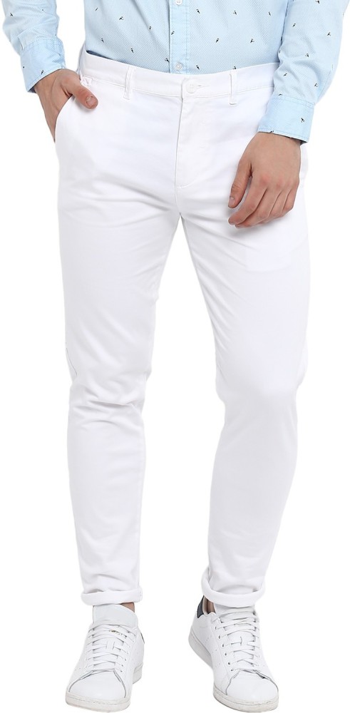 RedTape Mens White Denim Jeans  RDM0025
