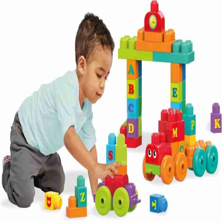 Mega bloks building basics abc learning train clearance