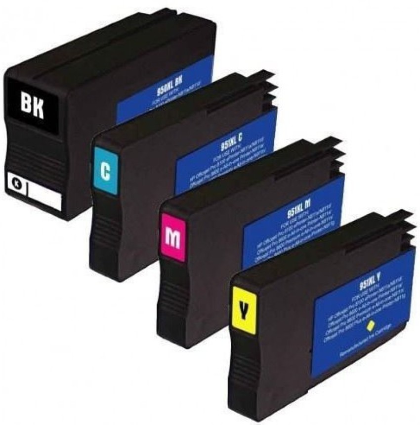 HP 951 Cyan, Magenta, Yellow Ink Cartridges | Works with HP OfficeJet 8600,  HP OfficeJet Pro 251dw, 276dw, 8100, 8610, 8620, 8630 Series | Eligible