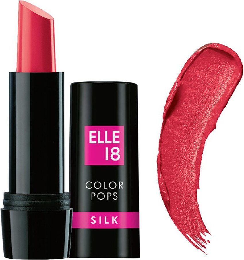 ELLE 18 Color Pops Silk Lipstick Price in India Buy ELLE 18 Color Pops Silk Lipstick Online In India Reviews Ratings Features Flipkart