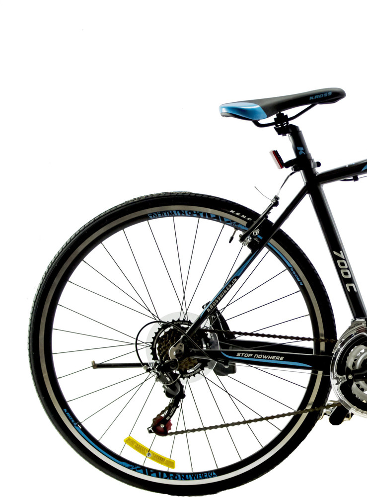 Kross Impel IF 700C 21 Speed Road Hybrid Bike For Adults Black