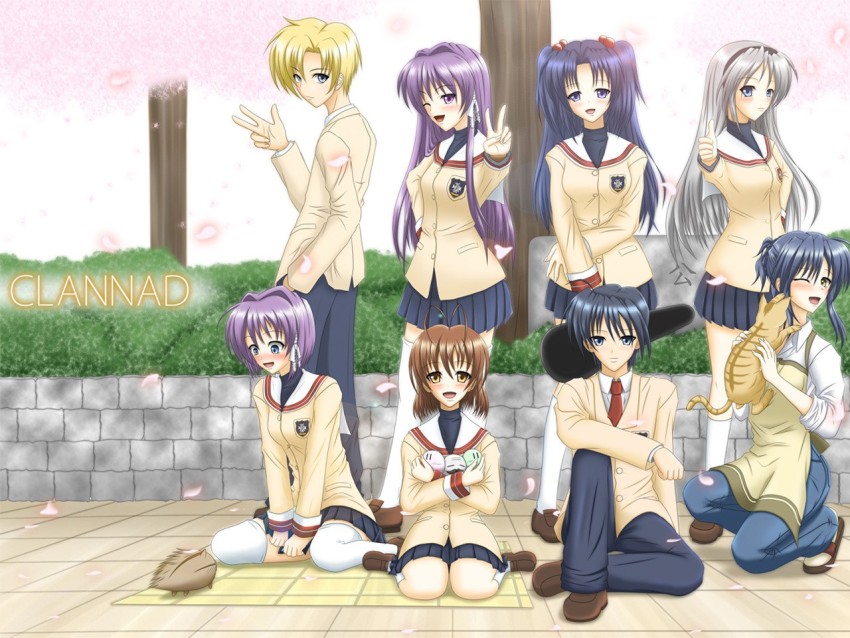 Tomoya Okazaki Nagisa Furukawa Clannad Kyou Fujibayashi Anime