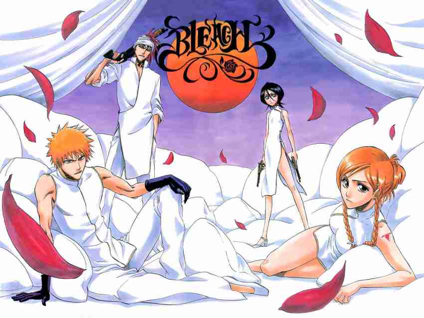 Anime Bleach Rukia Kuchiki HD Wall Poster, 300 GSM Printed Poster