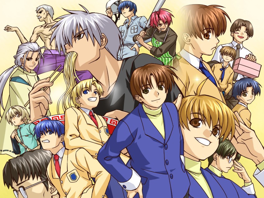 Athah Anime Clannad Tomoya Okazaki Youhei Sunohara Akio Furukawa Naoyuki  Okazaki Katsuki Shima Yusuke Yoshino Toshio Koumura 13*19 inches Wall  Poster Matte Finish Paper Print - Animation & Cartoons posters in India 