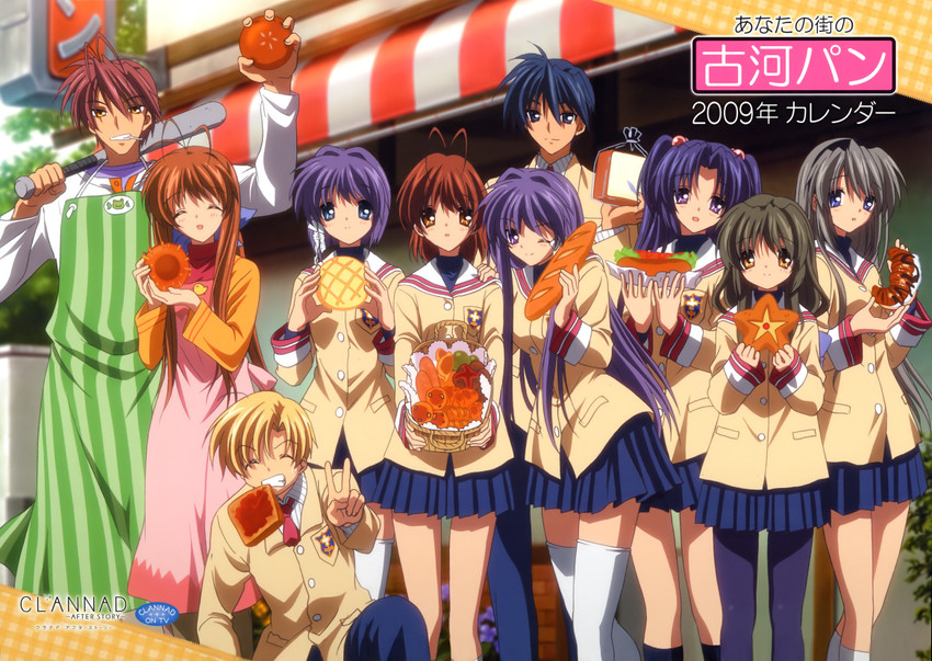 Athah Anime Clannad Tomoyo Sakagami Kyou Fujibayashi Ryou Fujibayashi  Nagisa Furukawa Kotomi Ichinose 13*19 inches Wall Poster Matte Finish Paper  Print - Animation & Cartoons posters in India - Buy art, film