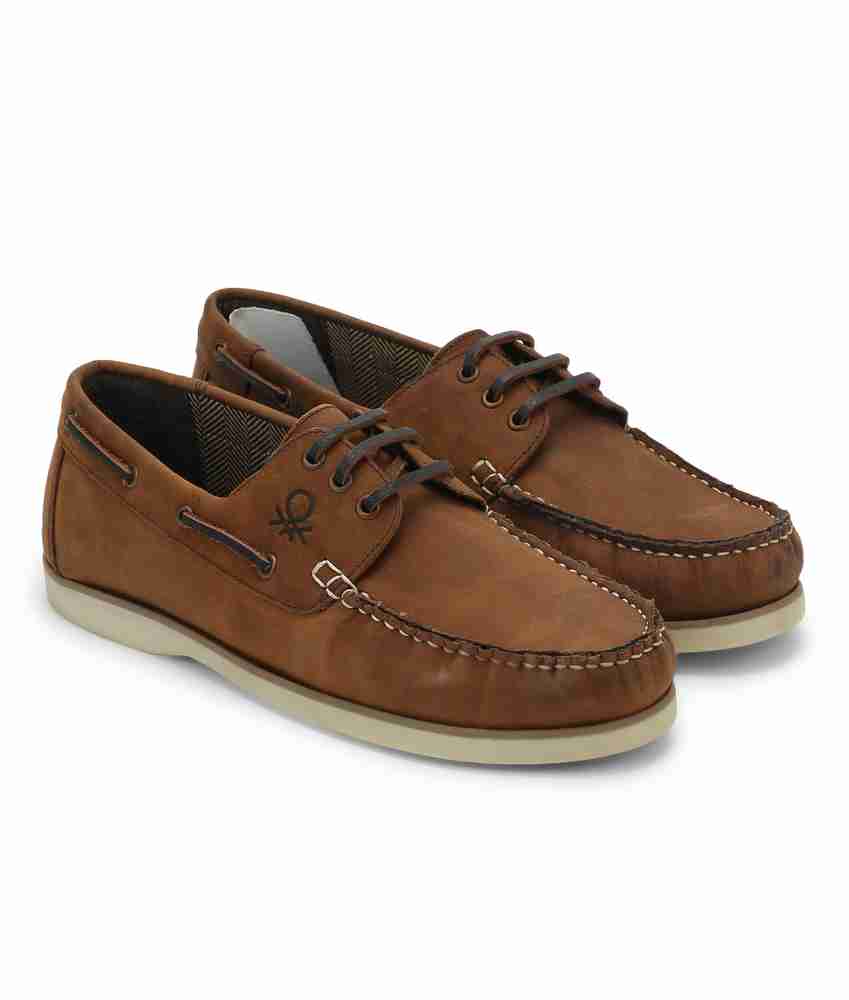 Benetton boat shoes sales