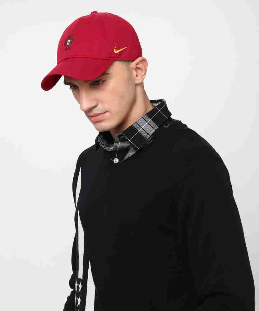 NIKE Portugal Sports/Regular Cap Cap - Buy RED NIKE Portugal