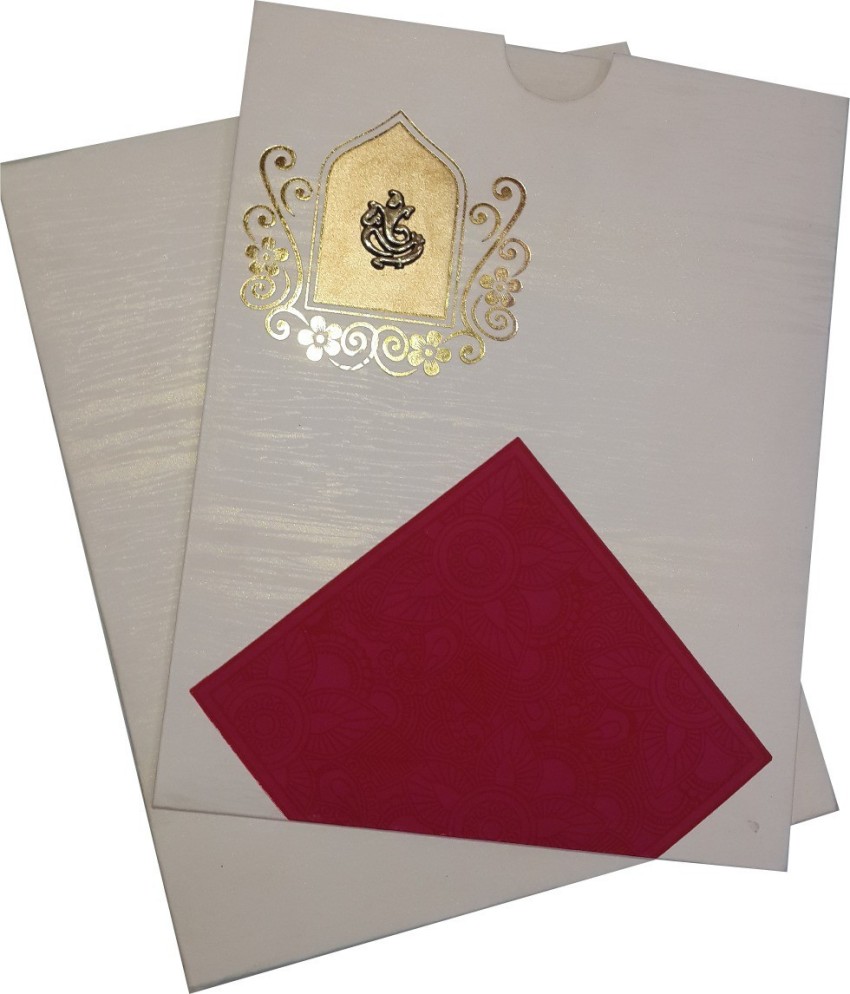 Cardboard Wedding Handmade Paper Scroll Invitations, 2, 6*8 at Rs