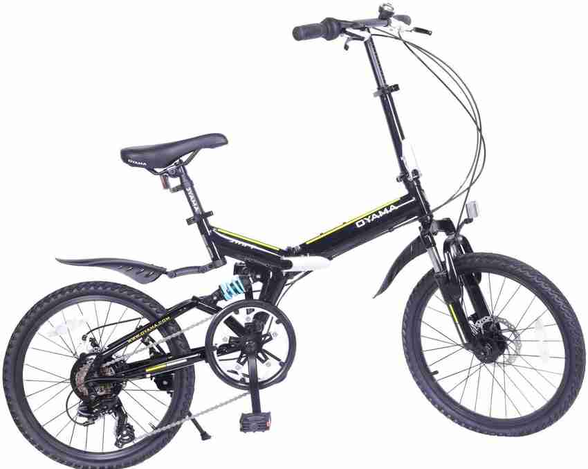 OYAMA Swift M300 Folding Bike Black For Kids Adults 20 T Folding Bikes Folding Cycle Price in India Buy OYAMA Swift M300 Folding Bike Black For Kids Adults 20 T Folding Bikes Folding Cycle online