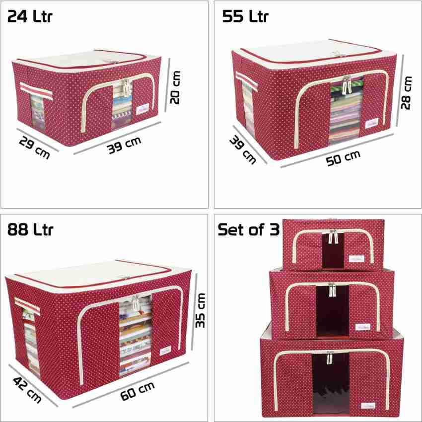 BlushBees® Collapsible Oxford Fabric Storage Boxes for Clothes