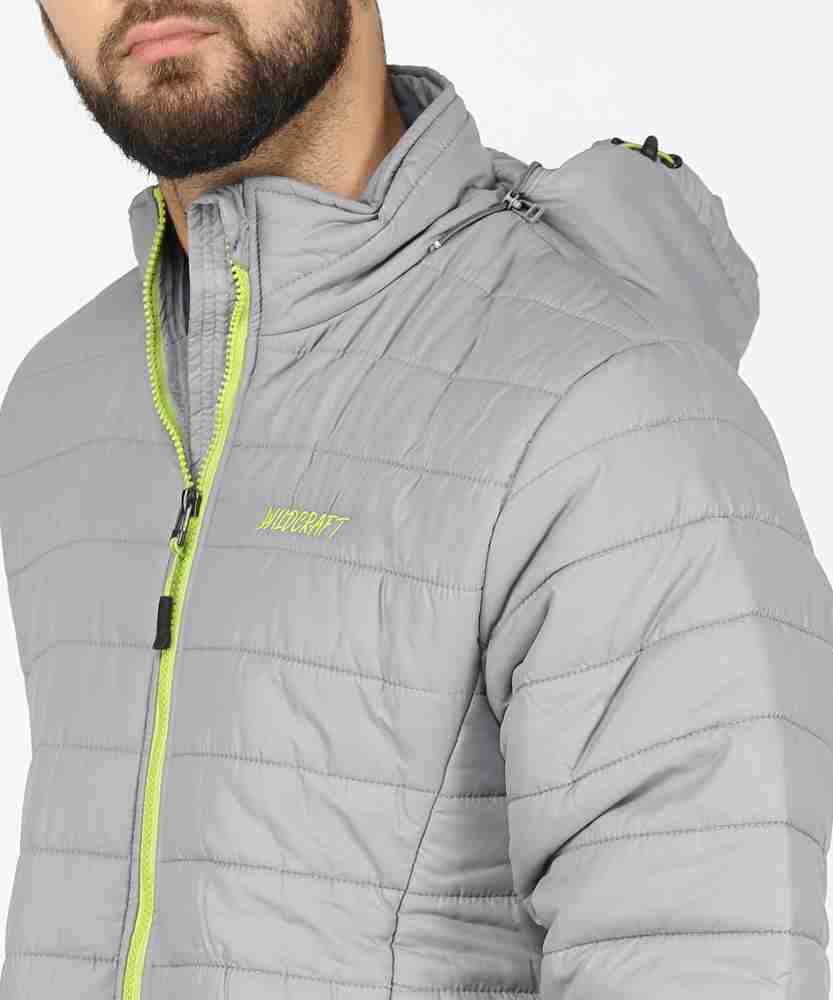 Wildcraft Full Sleeve Solid Men Quilted Jacket Buy Grey